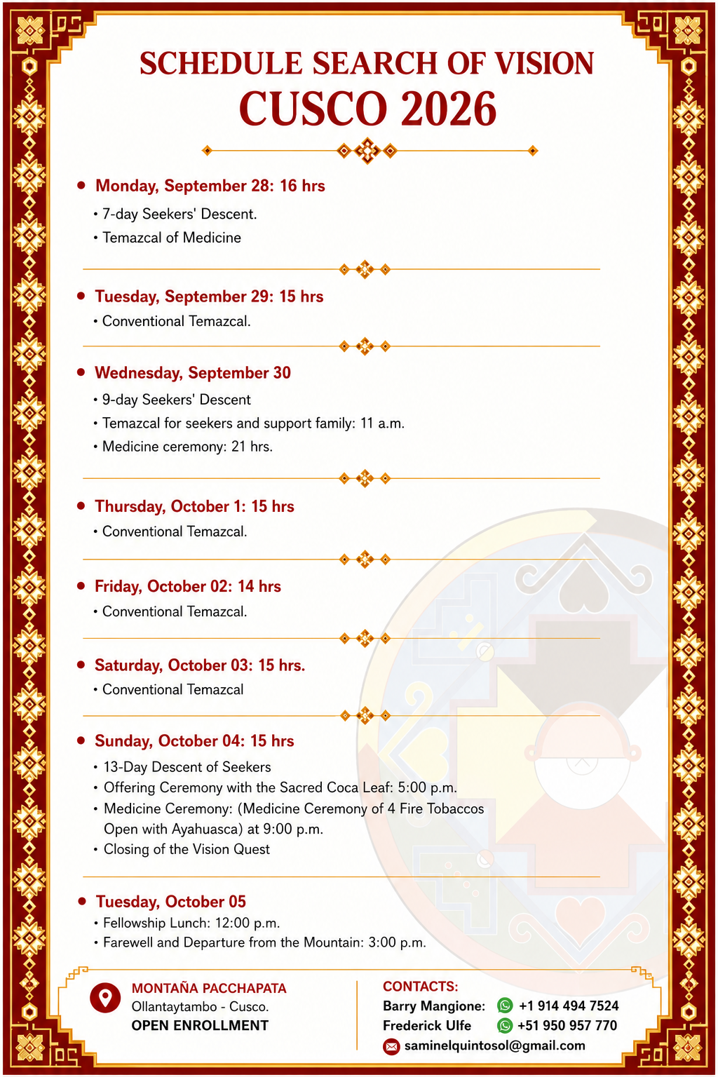 Retreat Brochure page 2