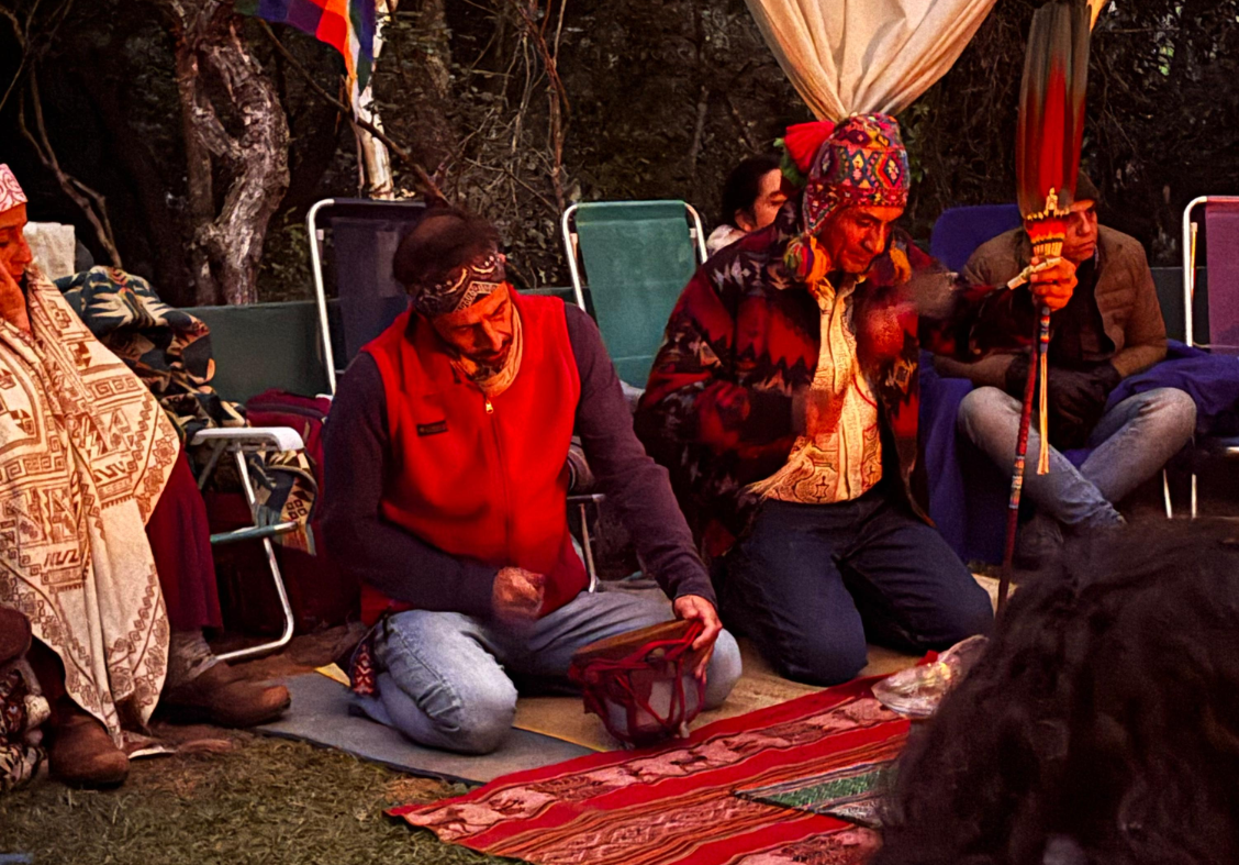 Images of the medicine ceremony